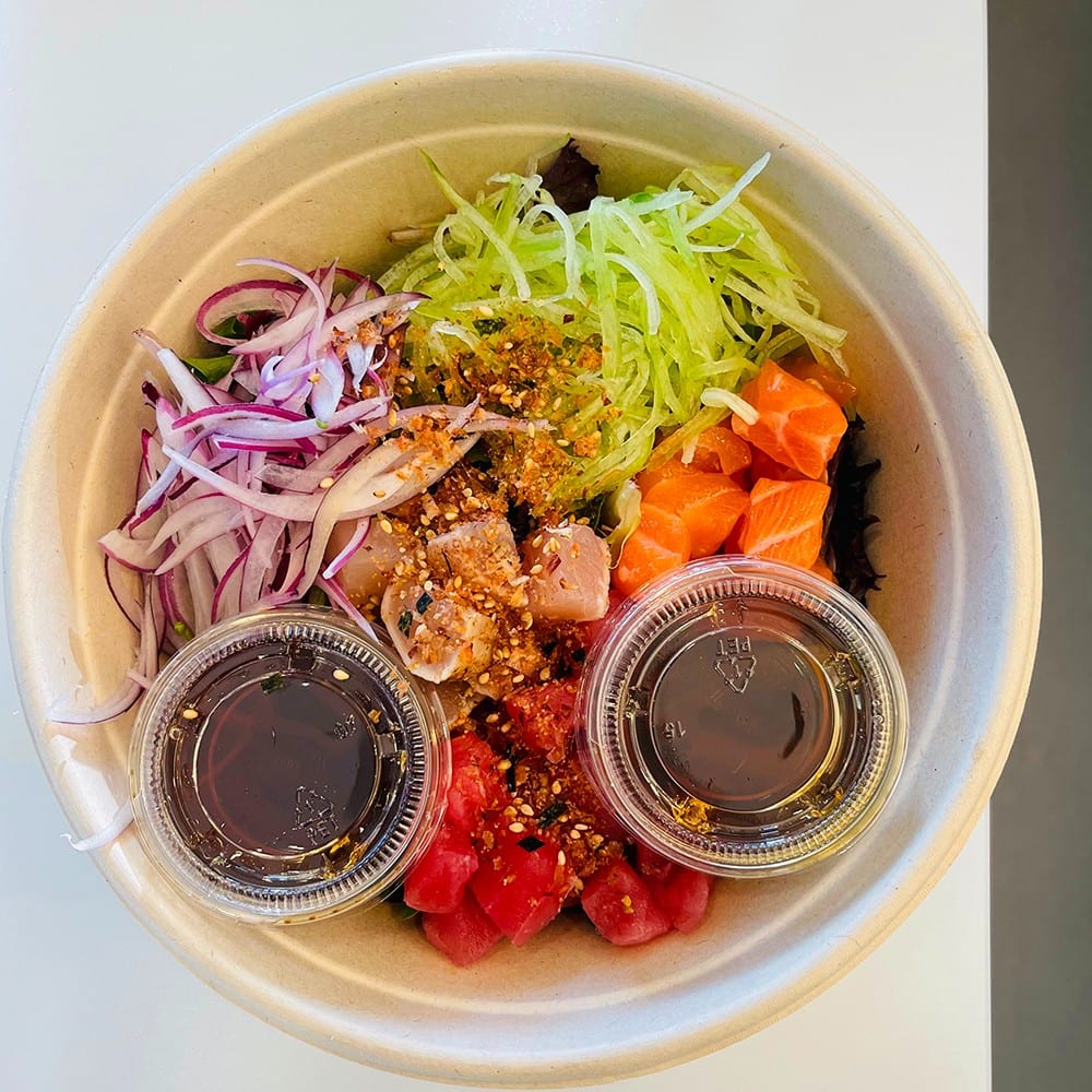 Sashimi Salad Bowl.
